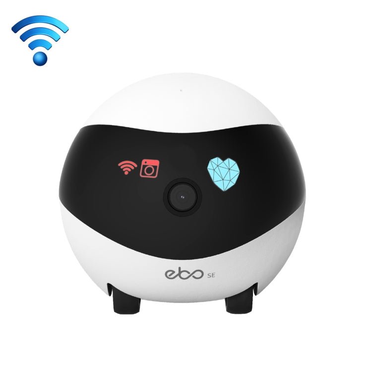 EBO SE 1080P HD Smart Home Companion Robot Remote Monitoring Camera, Support Infrared Night Vision & Two - way Voice & TF Card, US Plug - Trustpick