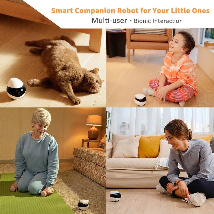 EBO SE 1080P HD Smart Home Companion Robot Remote Monitoring Camera, Support Infrared Night Vision & Two - way Voice & TF Card, US Plug - Trustpick