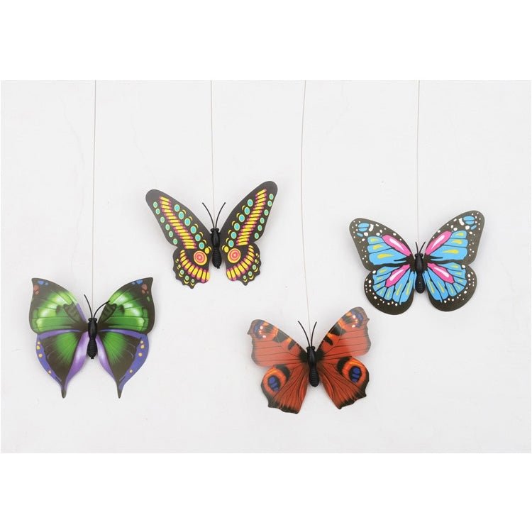 Electric Butterfly Flying Around The Flower Pet Cat Toy - Trustpick