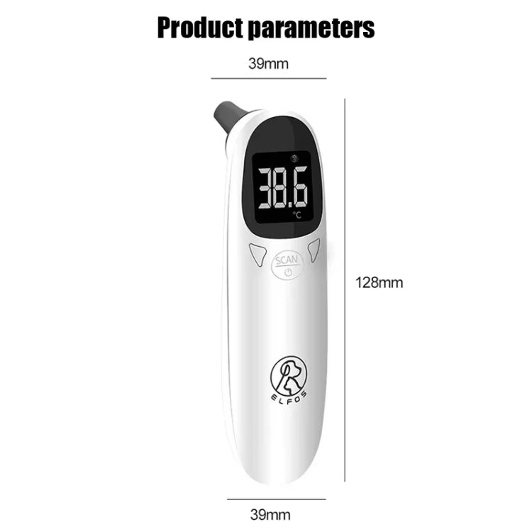 ELOFS EF - 07 Pet Dog Cat Ear Digital Thermometer Accurate Infrared Measuring Animal Thermometer - Trustpick