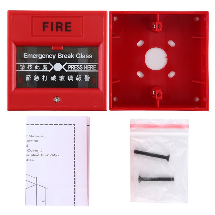Emergency Break Glass Fire Alarm Door Release Exit Button - Trustpick