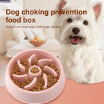 Environmental Protection Food Grade Plastic Anti - choking Slow Food Pet Dog Cat Food Bowl - Trustpick