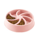 Environmental Protection Food Grade Plastic Anti - choking Slow Food Pet Dog Cat Food Bowl - Trustpick