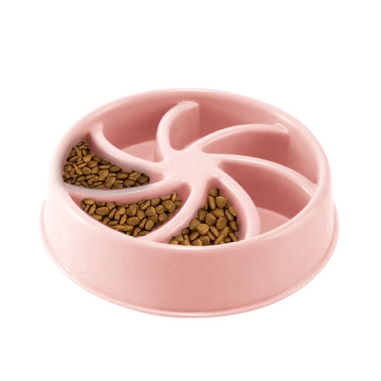 Environmental Protection Food Grade Plastic Anti - choking Slow Food Pet Dog Cat Food Bowl - Trustpick