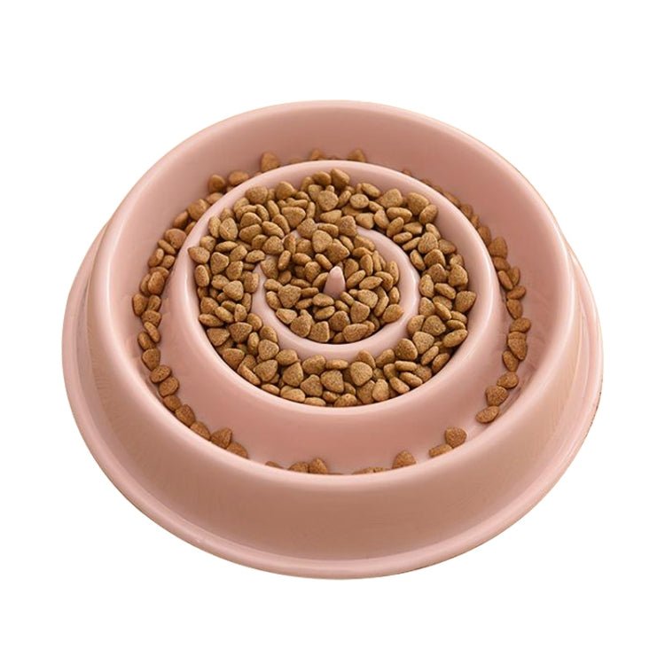 Environmental Protection Food Grade Plastic Anti - choking Slow Food Pet Dog Cat Food Bowl - Trustpick