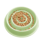 Environmental Protection Food Grade Plastic Anti - choking Slow Food Pet Dog Cat Food Bowl - Trustpick