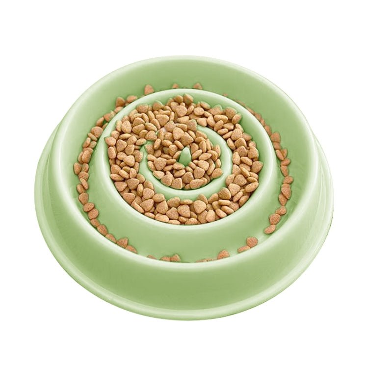 Environmental Protection Food Grade Plastic Anti - choking Slow Food Pet Dog Cat Food Bowl - Trustpick