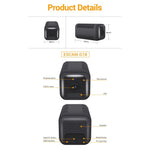 ESCAM G18 1080P Full HD Rechargeable Battery WiFi IP Camera, Support Night Vision / PIR Motion Detection / TF Card / Two Way Audio - Trustpick