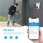 ESCAM G24 3MP WiFi Smart Night Vision Two - way Voice Intercom Solar Camera Support Full HD AI Recognition PIR Alarm - Trustpick