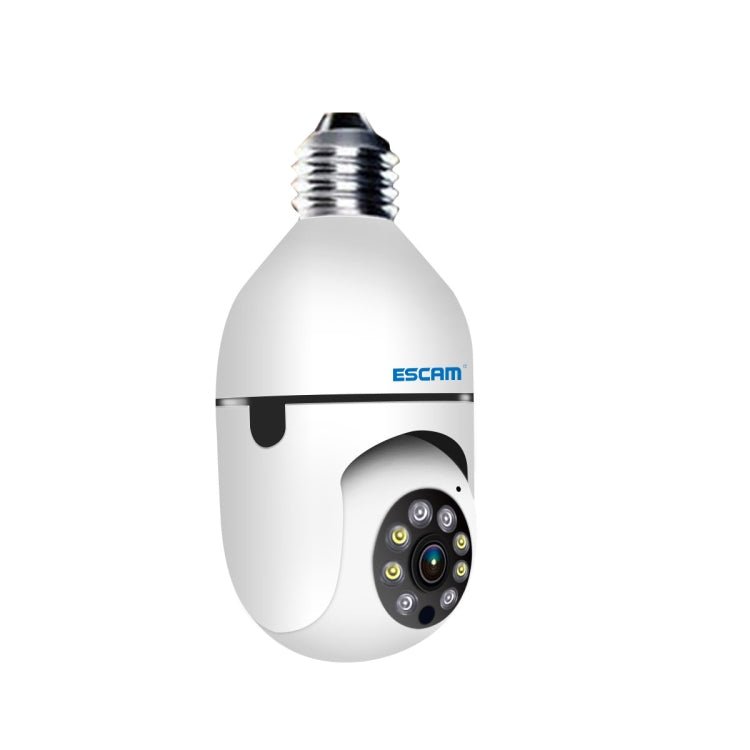 ESCAM PT208 1080P HD Light Bulb WiFi Camera, Support Motion Detection, Two - way Audio, Night Vision, TF Card - Trustpick