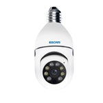 ESCAM PT208 1080P HD Light Bulb WiFi Camera, Support Motion Detection, Two - way Audio, Night Vision, TF Card - Trustpick