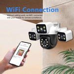 ESCAM PT223 3x4MP HD Motion Detection WiFi Three - screen PTZ IP Camera - Trustpick