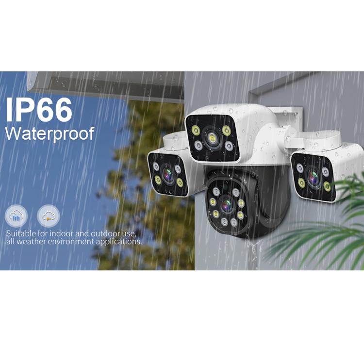 ESCAM PT223 3x4MP HD Motion Detection WiFi Three - screen PTZ IP Camera - Trustpick