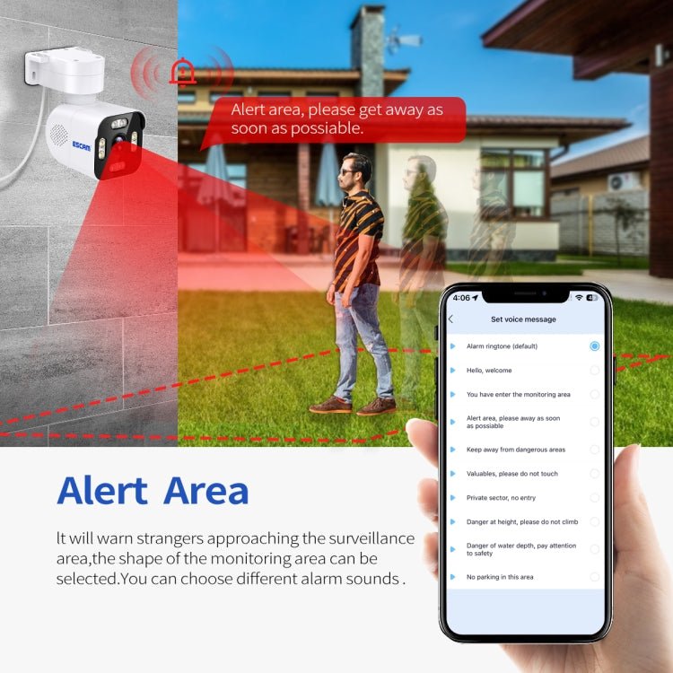 ESCAM PT303 3MP HD Motion Detection APP Control Pan & Tilt WiFi IP Camera - Trustpick