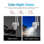 ESCAM PVR007 3MP Smart HD WiFi Camera Support Full Color Night Vision / Motion Detection / Sound Alarm / TF Card - Trustpick