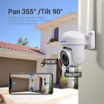 ESCAM PVR007 3MP Smart HD WiFi Camera Support Full Color Night Vision / Motion Detection / Sound Alarm / TF Card - Trustpick