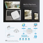 ESCAM PVR204 1080P 4CH+2CH ONVIF NVR Digital Video Recorder with 2CH Cloud Channel for IP Camera System - Trustpick