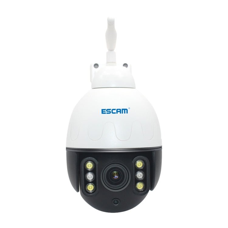 ESCAM Q5068 H.265 5MP Pan / Tilt / 4X Zoom WiFi Waterproof IP Camera, Support ONVIF Two Way Talk & Night Vision, AU Plug - Trustpick
