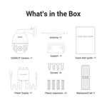 ESCAM Q5068 H.265 5MP Pan / Tilt / 4X Zoom WiFi Waterproof IP Camera, Support ONVIF Two Way Talk & Night Vision, AU Plug - Trustpick