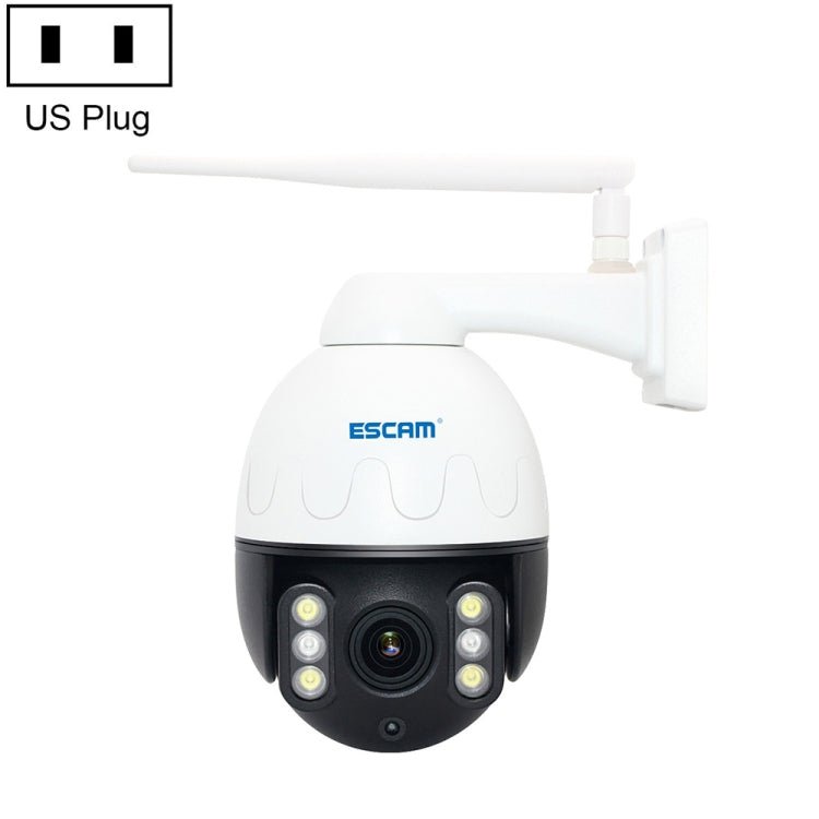 ESCAM Q5068 H.265 5MP Pan / Tilt / 4X Zoom WiFi Waterproof IP Camera, Support ONVIF Two Way Talk & Night Vision, AU Plug - Trustpick