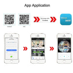 ESCAM Q8 960P 360 Degrees Fisheye Lens 1.3MP WiFi IP Camera, Support Motion Detection / Night Vision, IR Distance: 5 - 10m, AU Plug - Trustpick