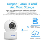 ESCAM QF005 4MP Indoor HD WiFi Pan - tilt Camera, Support Motion Detection / Two - way Audio / Night Vision - Trustpick