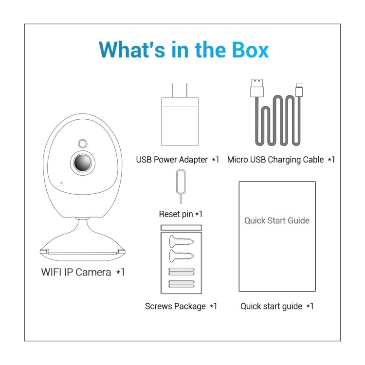 ESCAM QF006 3MP 1296P HD Indoor Wireless PTZ IP Camera IR Night Vision AI Humanoid Detection Home Security CCTV Monitor - Trustpick