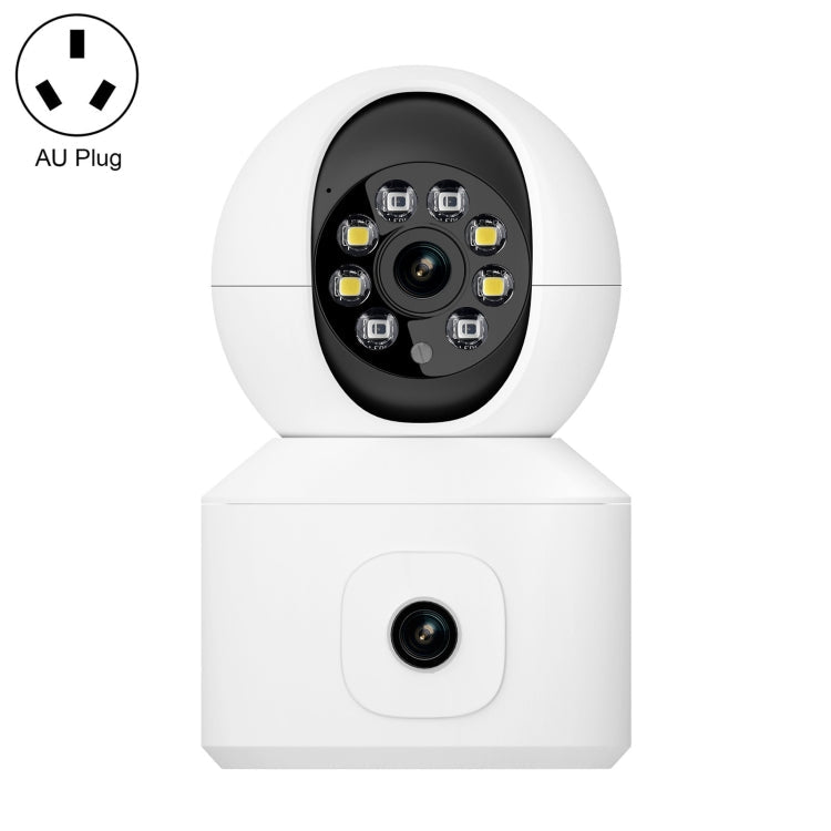 ESCAM QF010 2x2MP Dual Lens Dual Screen Surveillance WiFi Camera Support Two - way Voice & Motion Detection - Trustpick