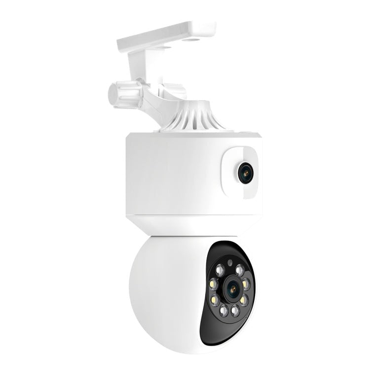 ESCAM QF010 2x2MP Dual Lens Dual Screen Surveillance WiFi Camera Support Two - way Voice & Motion Detection - Trustpick