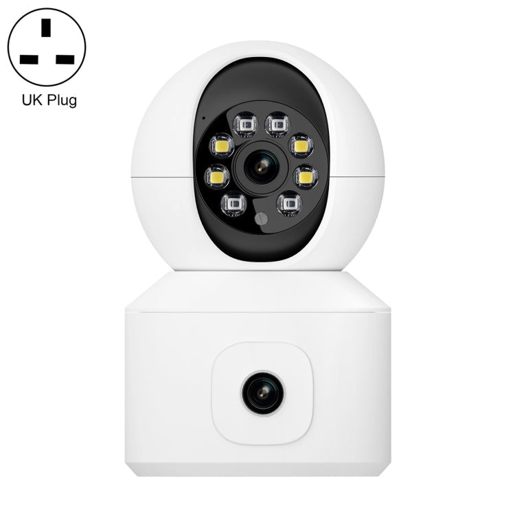 ESCAM QF010 2x2MP Dual Lens Dual Screen Surveillance WiFi Camera Support Two - way Voice & Motion Detection - Trustpick