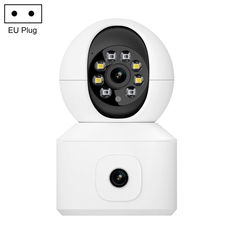 ESCAM QF010 2x2MP Dual Lens Dual Screen Surveillance WiFi Camera Support Two - way Voice & Motion Detection - Trustpick