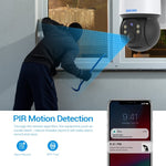 ESCAM QF170 2MP WiFi Full Color Night Vision Two - way Audio Solar Camera - Trustpick