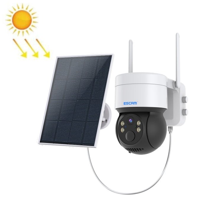 ESCAM QF170 2MP WiFi Full Color Night Vision Two - way Audio Solar Camera - Trustpick