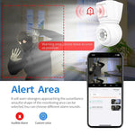 ESCAM QF202 E27 2x2MP Dual Lens Motion Detection Waterproof WiFi IP Two Way Audio Night Vision Camera - Trustpick