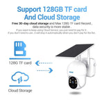 ESCAM QF255 2.0 Million Pixels 1080P HD WiFi Solar Camera, Support Two - way Voice & PIR Motion Detection & Night Vision & TF Card - Trustpick