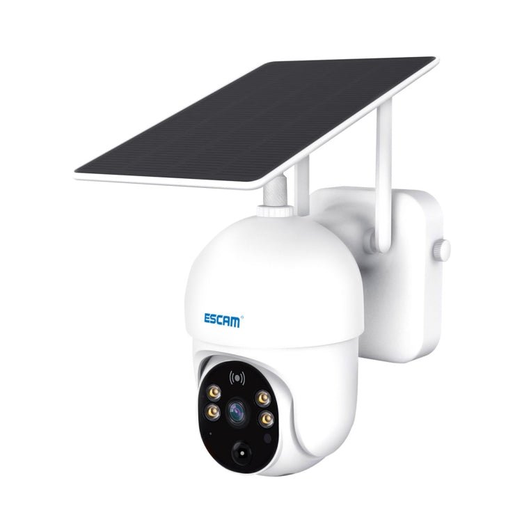 ESCAM QF255 2.0 Million Pixels 1080P HD WiFi Solar Camera, Support Two - way Voice & PIR Motion Detection & Night Vision & TF Card - Trustpick