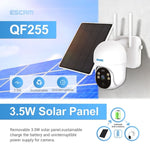 ESCAM QF255 2.0 Million Pixels 1080P HD WiFi Solar Camera, Support Two - way Voice & PIR Motion Detection & Night Vision & TF Card - Trustpick