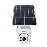 ESCAM QF280 HD 1080P IP66 Waterproof WiFi Solar Panel PT IP Camera with Battery, Support Night Vision / Motion Detection / TF Card / Two Way Audio - Trustpick