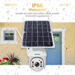 ESCAM QF280 HD 1080P IP66 Waterproof WiFi Solar Panel PT IP Camera without Battery, Support Night Vision / Motion Detection / TF Card / Two Way Audio - Trustpick