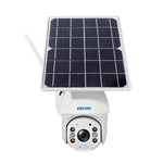 ESCAM QF280 HD 1080P IP66 Waterproof WiFi Solar Panel PT IP Camera without Battery, Support Night Vision / Motion Detection / TF Card / Two Way Audio - Trustpick
