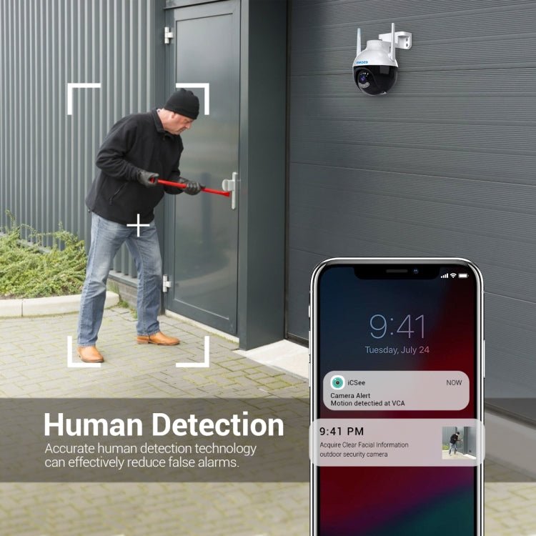 ESCAM QF300 3MP Smart WiFi IP Camera Support AI Humanoid Detection/Auto Tracking/Cloud Storage/Two - way Voice Night Vision - Trustpick