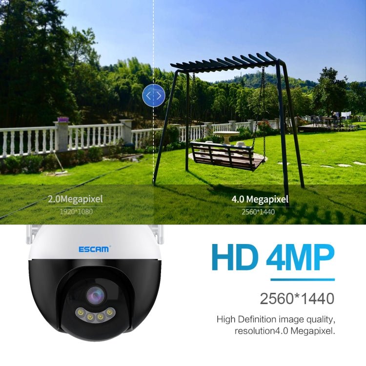 ESCAM QF300 3MP Smart WiFi IP Camera Support AI Humanoid Detection/Auto Tracking/Cloud Storage/Two - way Voice Night Vision - Trustpick