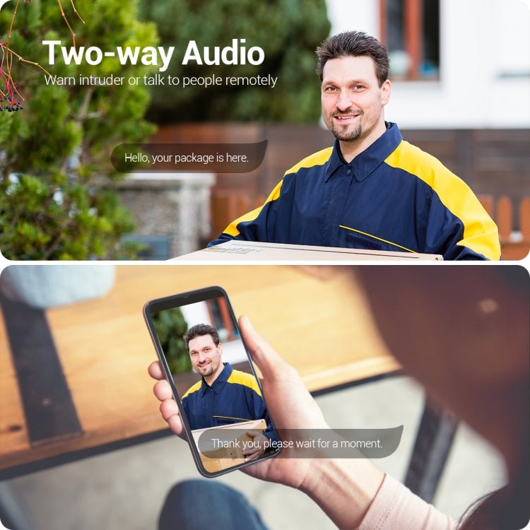 ESCAM QF300 3MP Smart WiFi IP Camera Support AI Humanoid Detection/Auto Tracking/Cloud Storage/Two - way Voice Night Vision - Trustpick