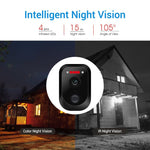 ESCAM QF370 3MP Cloud Storage PT WIFI Solar Panel IP Camera with PIR Alarm Support Night Vision & Two Way Audio - Trustpick