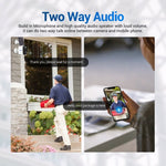 ESCAM QF370 3MP Cloud Storage PT WIFI Solar Panel IP Camera with PIR Alarm Support Night Vision & Two Way Audio - Trustpick