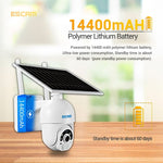 ESCAM QF450 HD 1080P 4G EU Version Solar Powered IP Camera with 16G Memory, Support Two - way Audio & PIR Motion Detection & Night Vision & TF Card - Trustpick