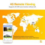 ESCAM QF450 HD 1080P 4G EU Version Solar Powered IP Camera without Memory, Support Two - way Audio & PIR Motion Detection & Night Vision & TF Card - Trustpick