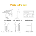 ESCAM QF450 HD 1080P 4G US Version Solar Powered IP Camera without Memory, Support Two - way Audio & PIR Motion Detection & Night Vision & TF Card - Trustpick