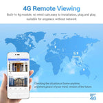 ESCAM QF480 EU Version HD 1080P IP66 Waterproof 4G Solar Panel PT IP Camera with Battery, Support Night Vision / Motion Detection / TF Card / Two Way Audio - Trustpick