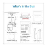 ESCAM QF480 EU Version HD 1080P IP66 Waterproof 4G Solar Panel PT IP Camera with Battery, Support Night Vision / Motion Detection / TF Card / Two Way Audio - Trustpick